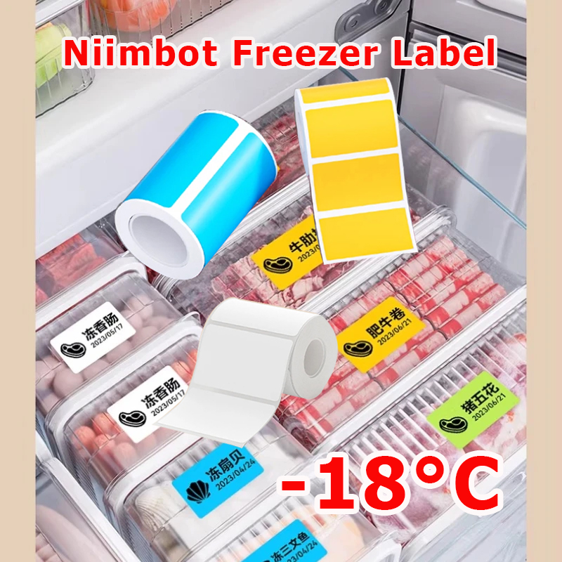 Food Storage Labels - Carta per Etichette da Congelatore NIIMBOT