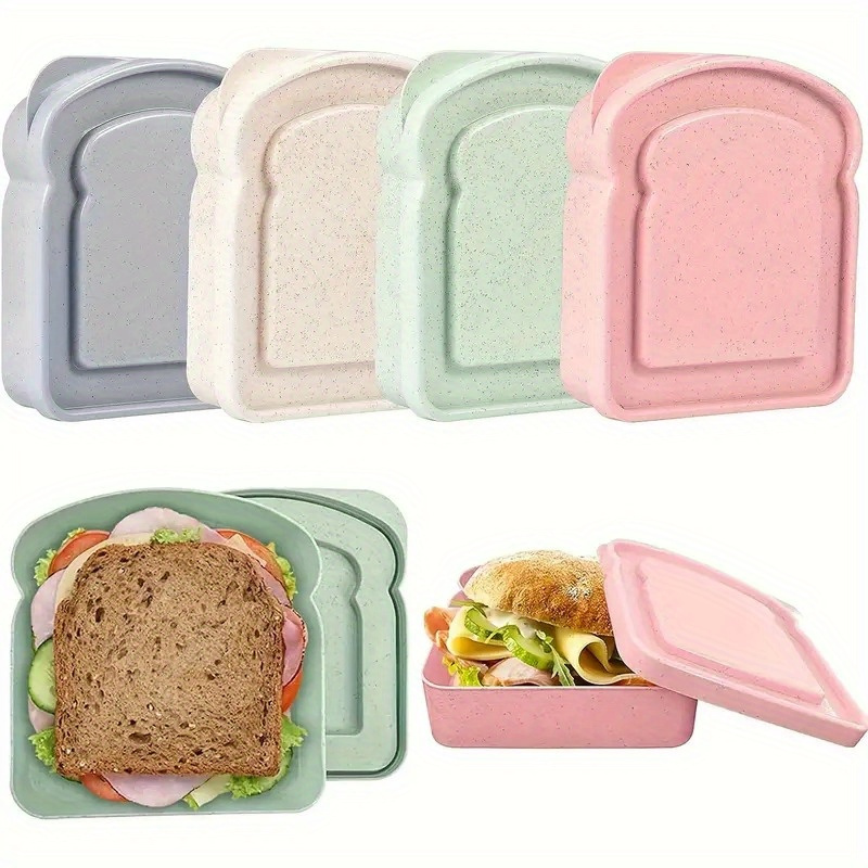 Food Storage Plastic Containers With Lids - Scatole Bento da 1 pezzo, contenitori