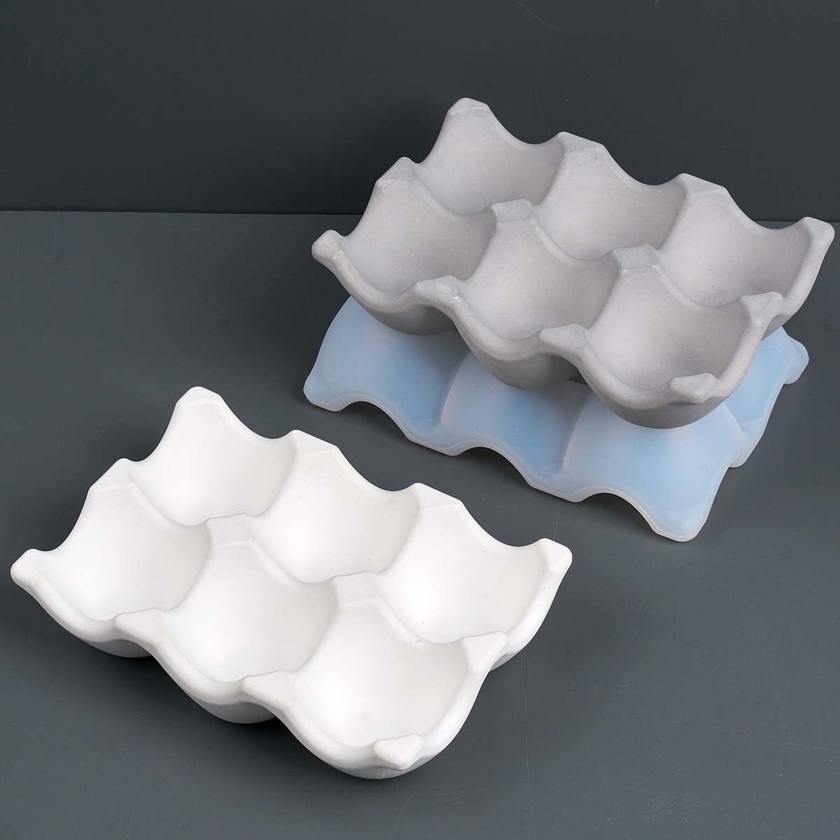 Egg Storage Holder - Portauova a 6 scomparti Stampo in