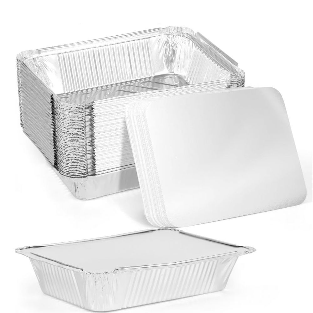 Food Storage Safety - 10 pezzi nuovi con coperchi vassoi