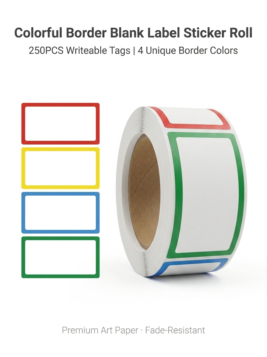 Food Storage Labels - 250 Pz/rotolo Nome Libri di Stoccaggio