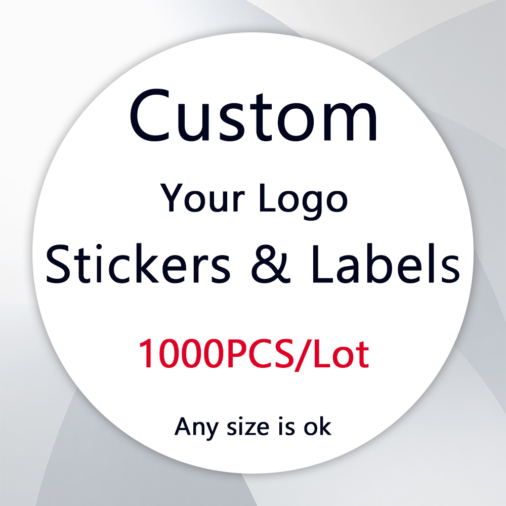 Food Storage Labels - 1000 adesivi personalizzati Personalizza il logo