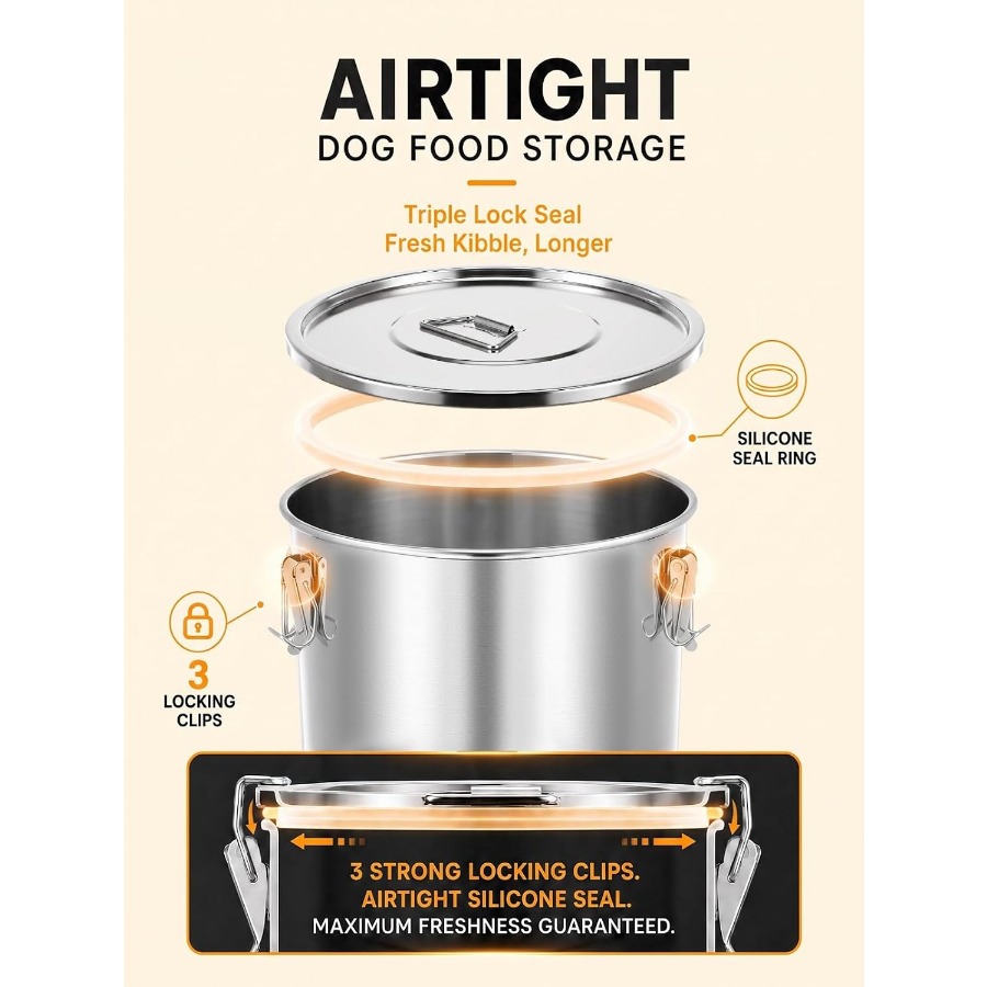 Contenitore ermetico in acciai - Food Storage Airtight recensione e prezzo