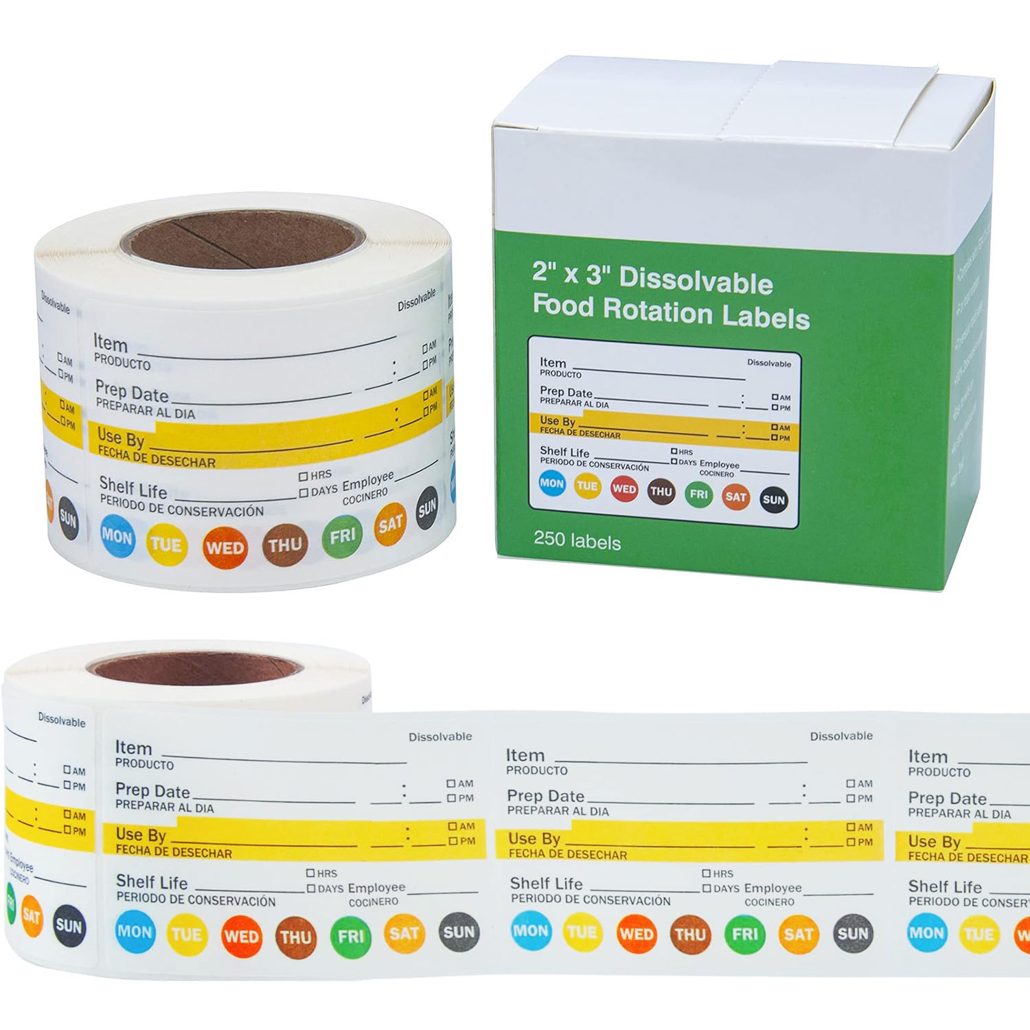 250 Pezzi/Rotolo Etichette Ade - Food Storage Labels recensione e prezzo