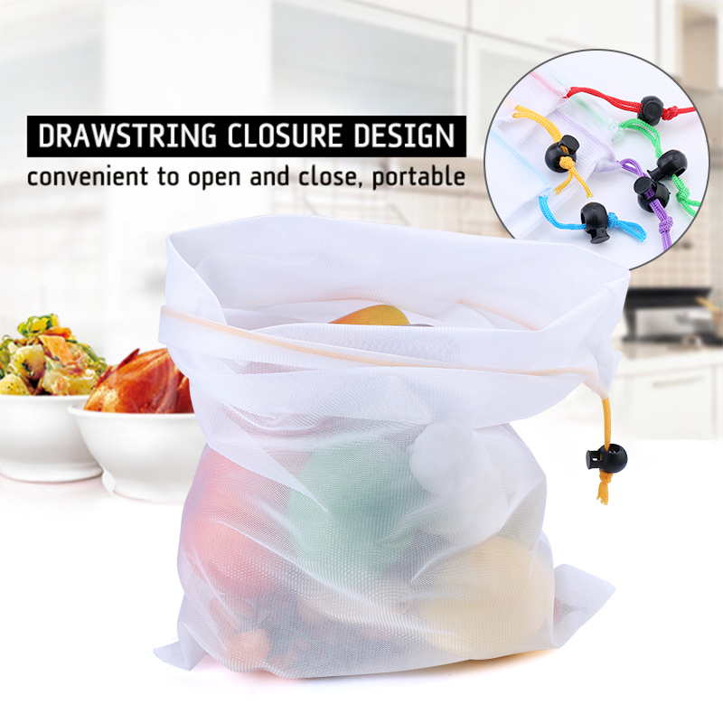 3/9/15pcs Sacchetti riutilizza - Produce Bag Reusable Mesh recensione e prezzo