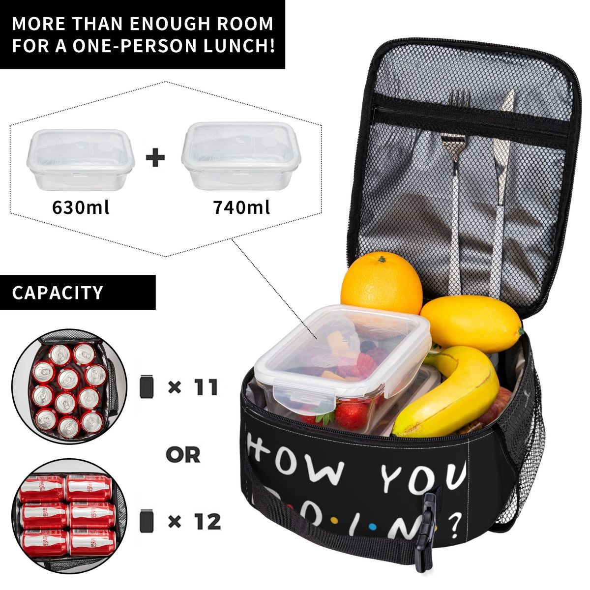 Tv Show Friends Borsa per il p - Food Storage How To recensione e prezzo