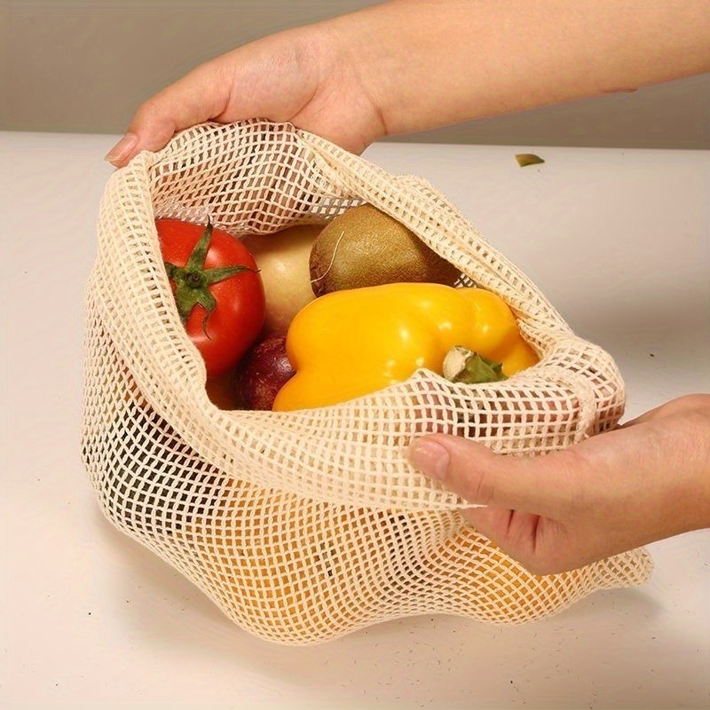 1 sacchetti riutilizzabili per - Produce Bag Reusable Mesh recensione e prezzo