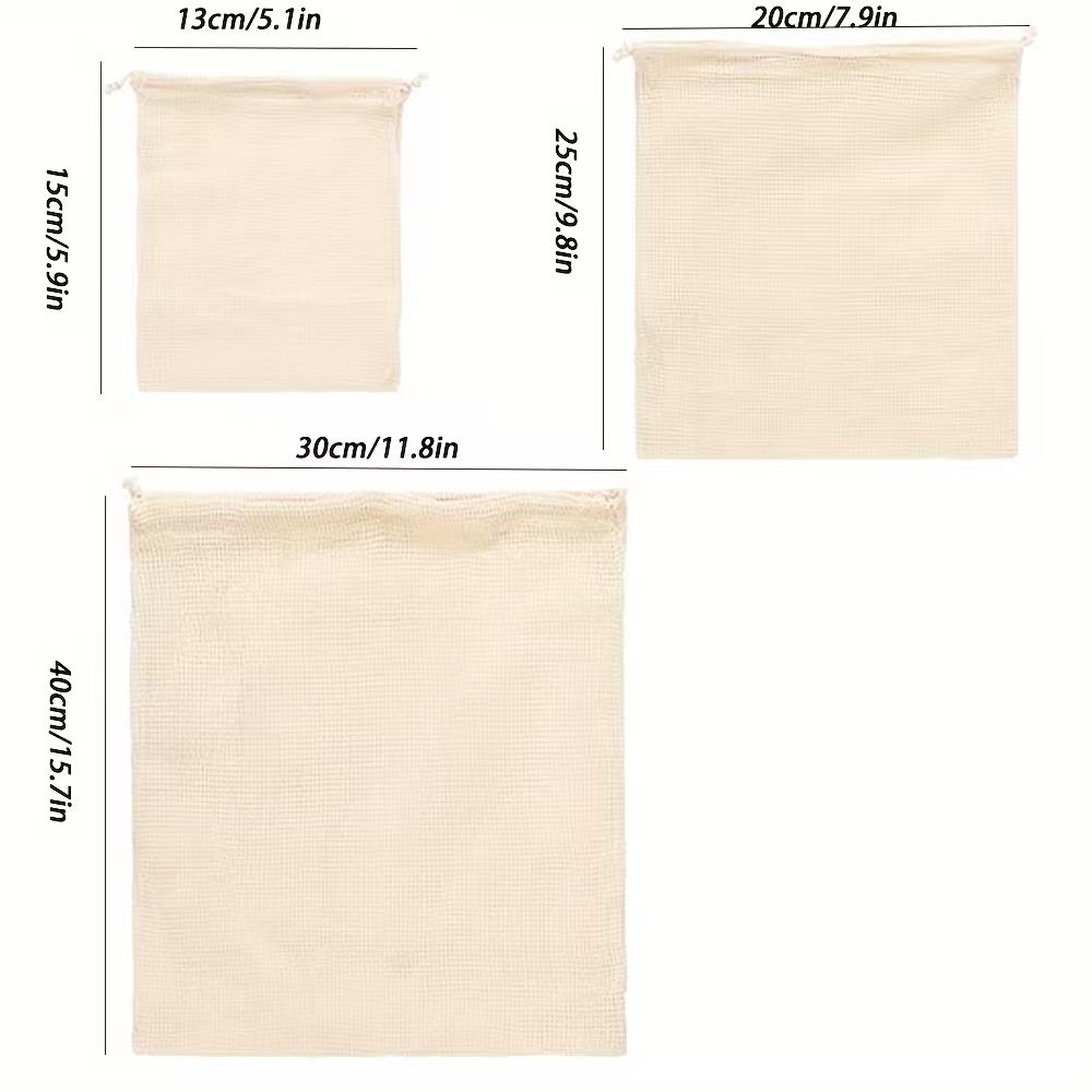 1 sacchetti riutilizzabili per - Produce Bag Reusable Mesh recensione e prezzo