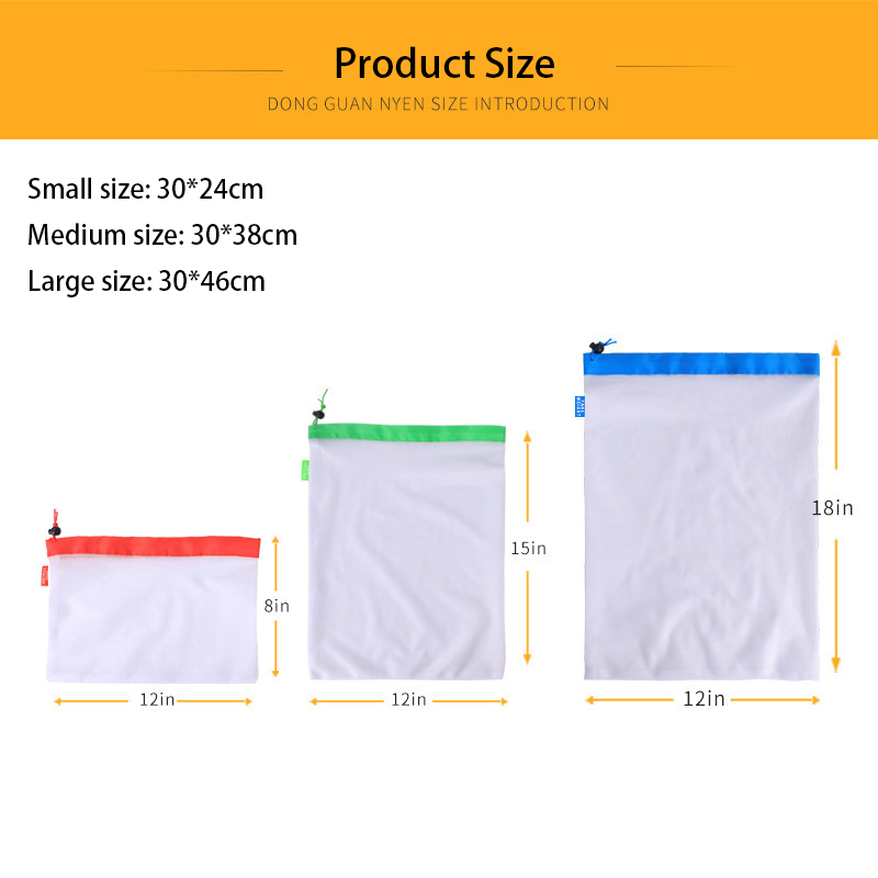Borsa per prodotti in rete riu - Produce Bag Reusable Mesh recensione e prezzo