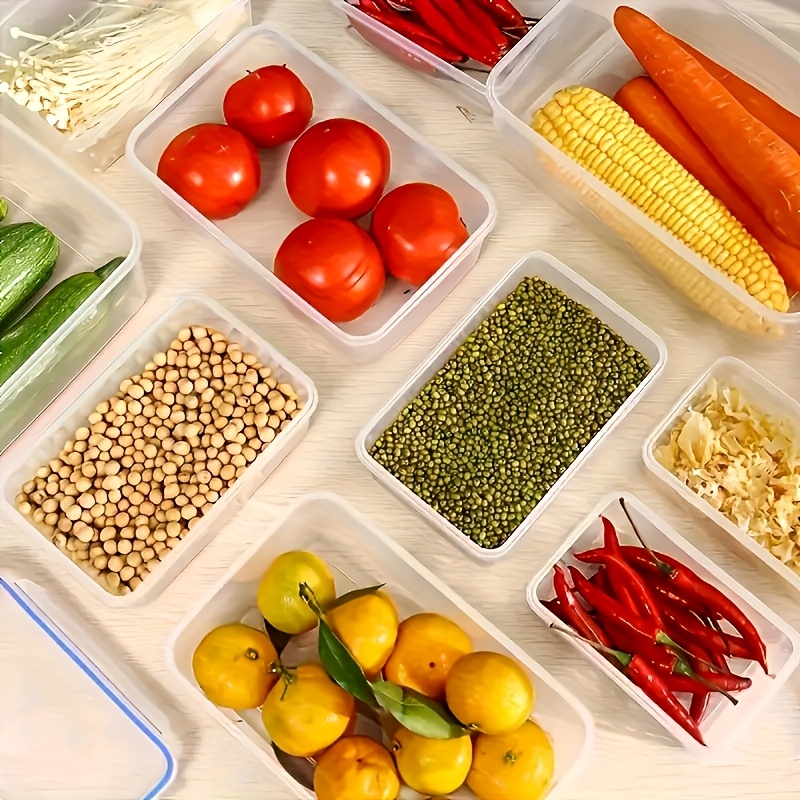 Set da 8 Pezzi: 4 Contenitori  - Food Storage Plastic Containers With Lids recensione e prezzo