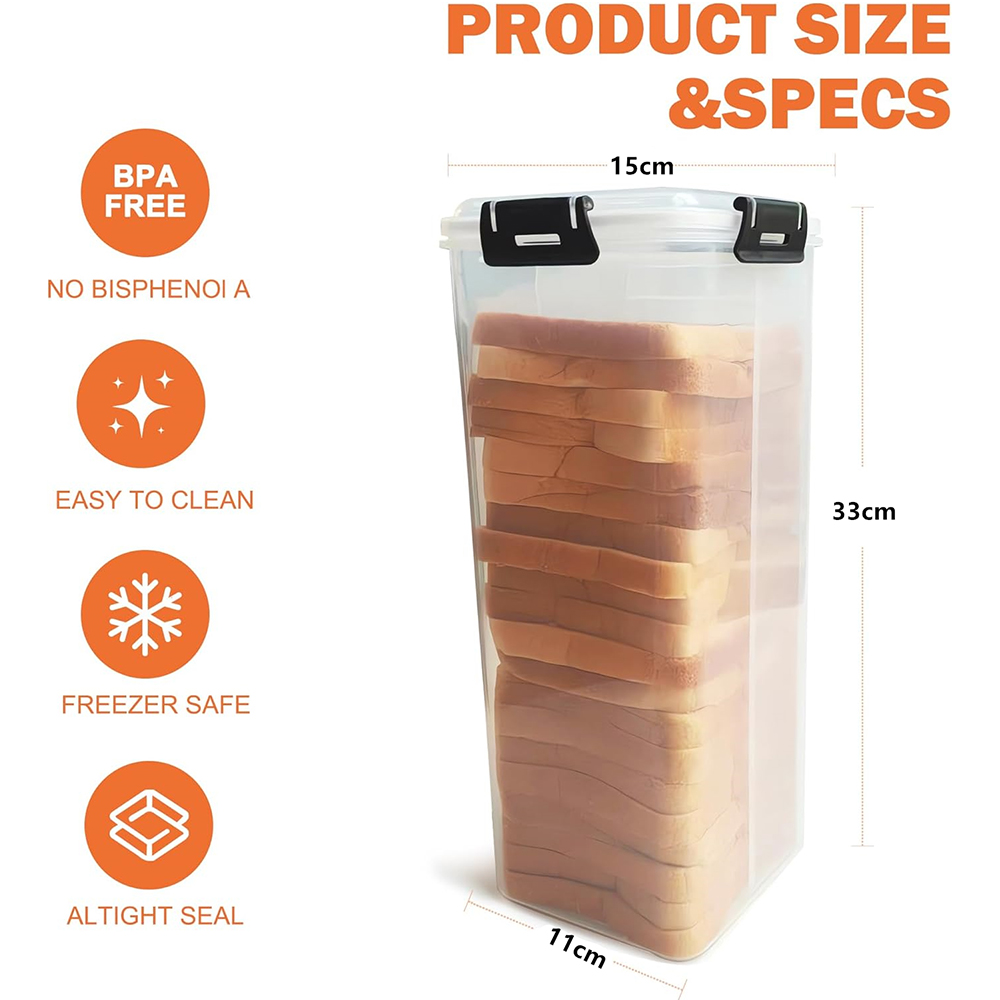 Contenitore per Pane con Coper - Food Storage Airtight recensione e prezzo