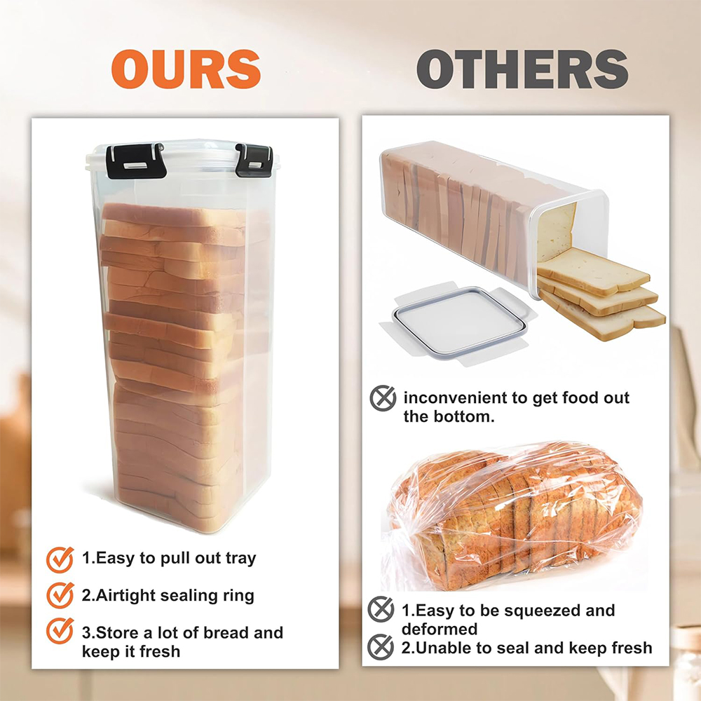 Contenitore per Pane con Coper - Food Storage Airtight recensione e prezzo