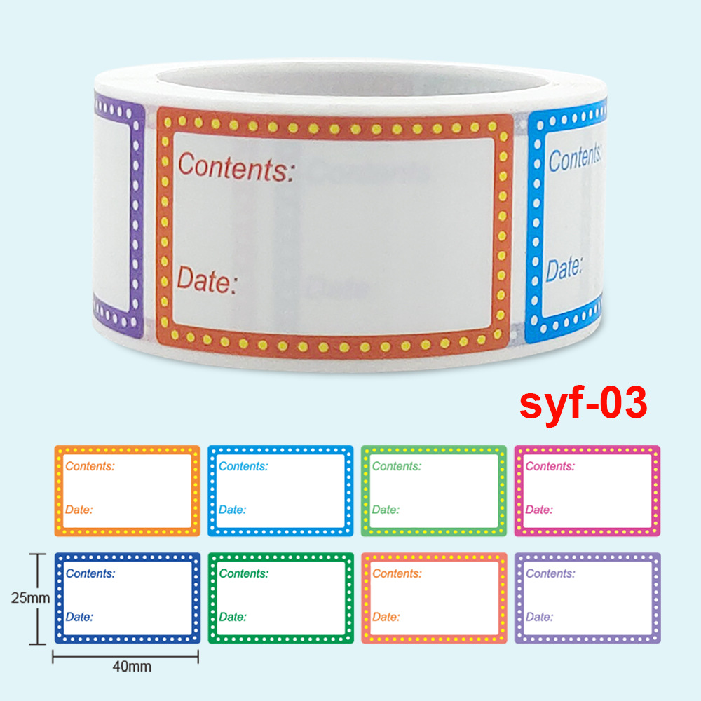 Data sicura Catalogo alimentar - Food Storage Labels recensione e prezzo