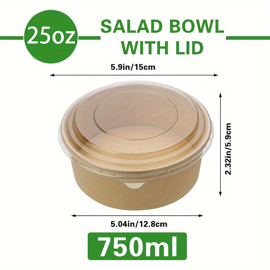 Ciotole di carta da 25 Oz/750  - Food Storage Safety recensione e prezzo